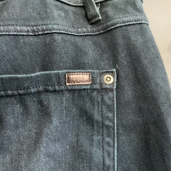 HUE Women's Ultra Soft High Waist Denim Leggings in Large - Picture 6 of 8